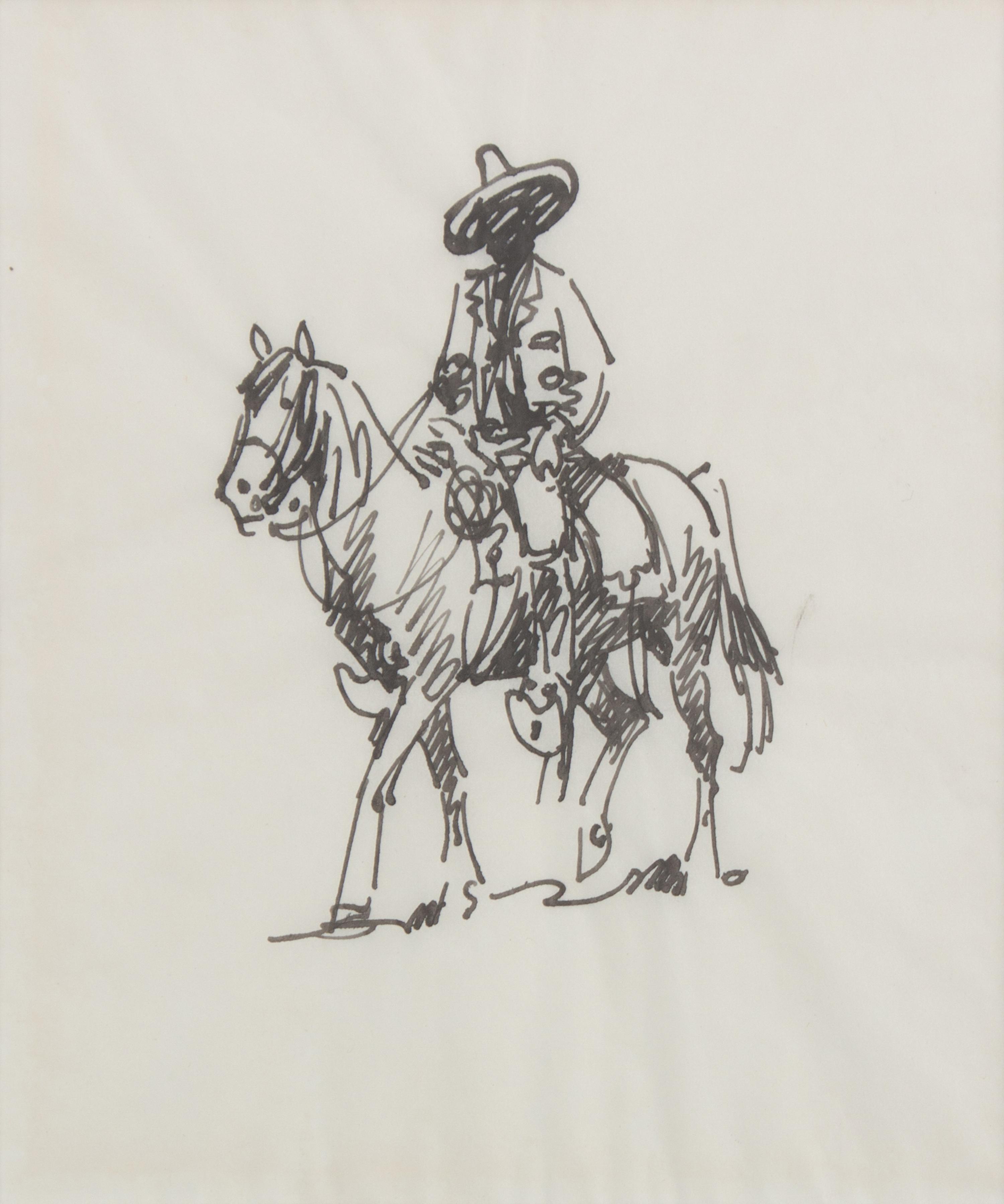 Vaquero on Horse
