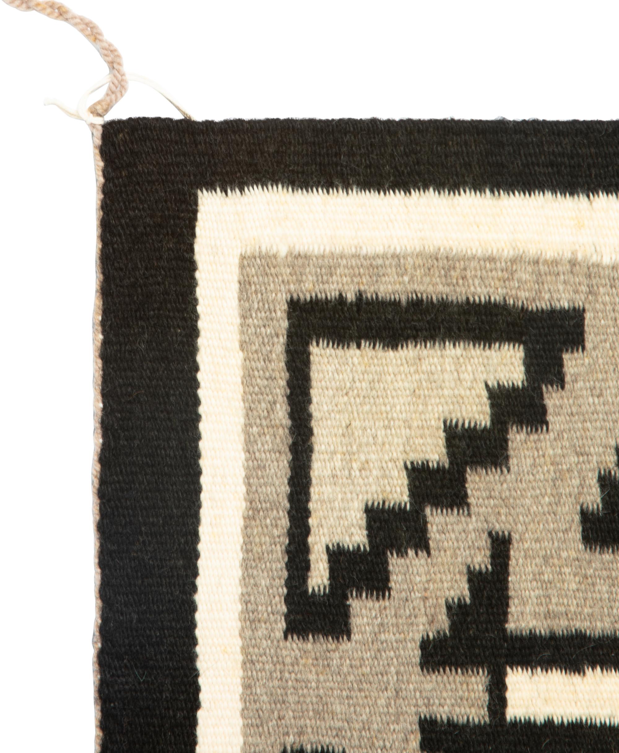 Navajo Two Grey Hills Weavings / Rugs
