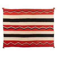 Navajo Banded Wearing Blanket [Rug]