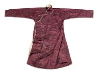 Two Chinese Silk Brocade Ladies' Set