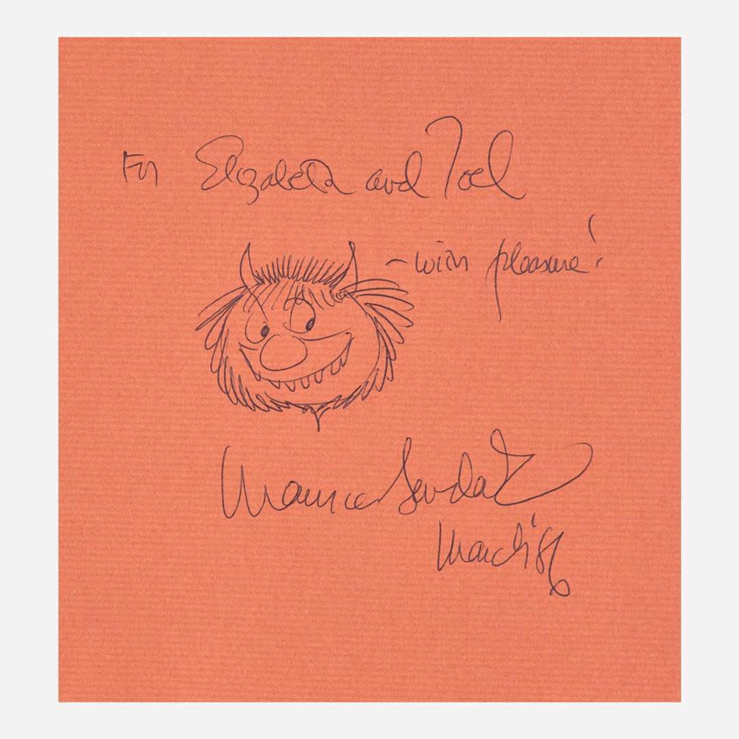 [Children's & Illustrated] [Sendak, Maurice] Lanes, Selma G. The Art of Maurice Sendak