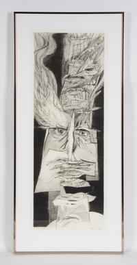 Virginia A. Meyers, (American, b. 1927), Time of Malfeasance, c. 1970 (portfolio of 21)