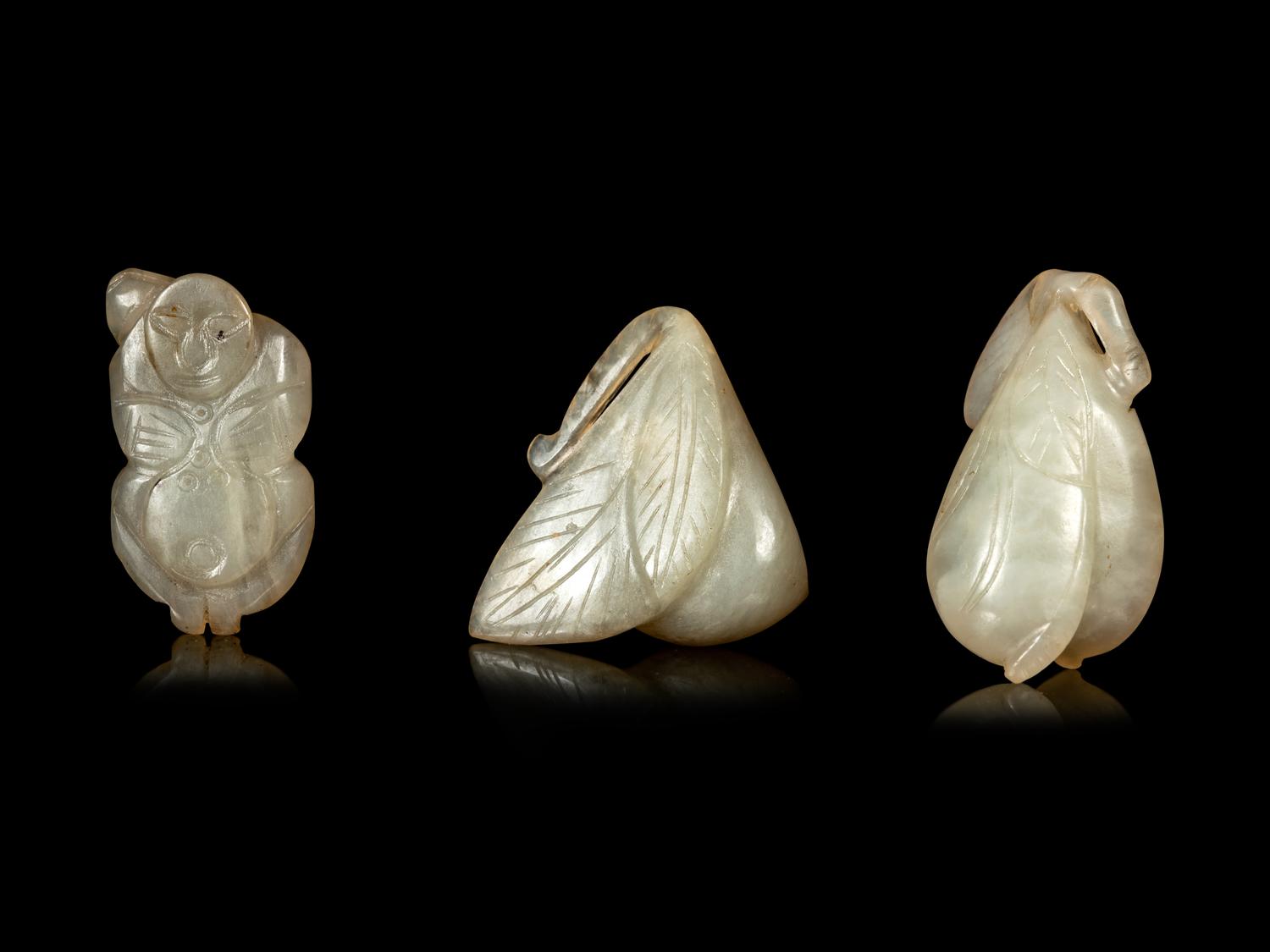 Six Chinese Jade Carvings