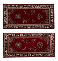 A Pair of American Wool Rugs 4 feet 6 inches x 2 feet 2 inches. — LATE 20TH CENTURY
