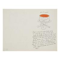 Andy Warhol (American, 1928-1987) — A + P Surprise (from Wild Raspberries ) 1959