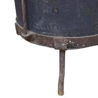 A Copper and Iron Vessel, Lisotto Grappa Distillery 35.5" W x 23" D x 29" H — Italy, 20th Century