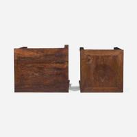 Two Chinese hardwood side tables