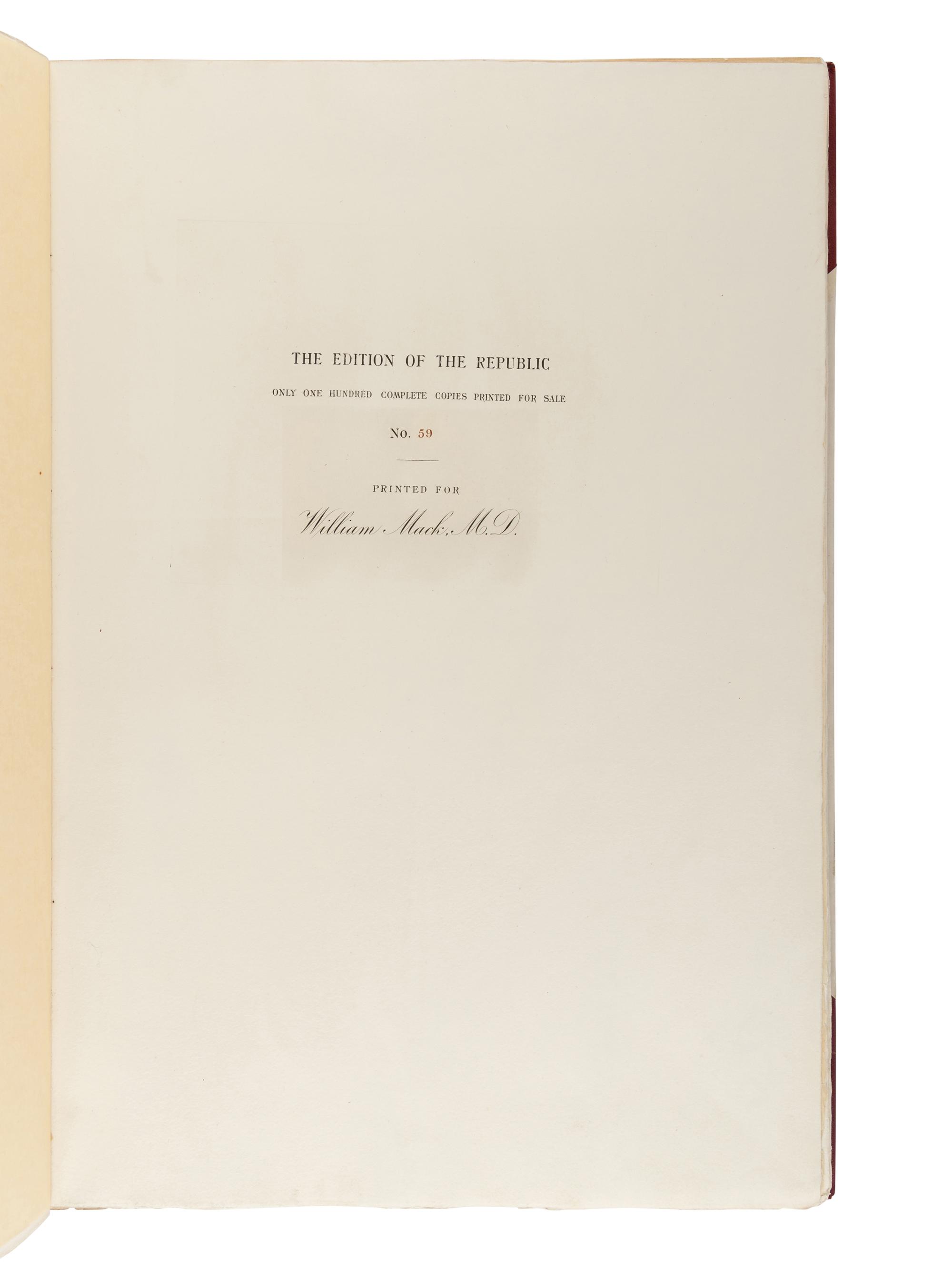 WALTON, William. World's Columbian Exposition MDCCCXCIII. The Art and Architecture . Philadelphia: Printed and Published by George Barrie [1893-95].