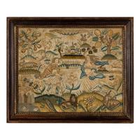 An English Stumpwork Panel