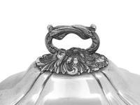 A George IV Silver-Plate Entree Dish and Cover and an Associated Meat Cloche