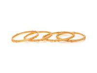 HIGH KARAT GOLD BANGLE BRACELET SET