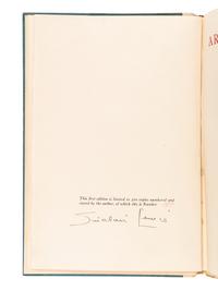 LEWIS, Sinclair (1885-1951). Arrowsmith. New York: Harcourt, Brace, and Company, 1925.