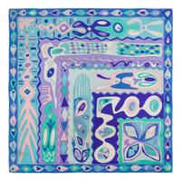 Six Designer Scarves: Dior, Lanvin, Two Pucci, Two Burberry