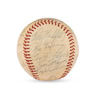 A 1968 St. Louis Cardinals Team Signed Autograph Baseball (Beckett Authentication Services Letter of Authenticity)