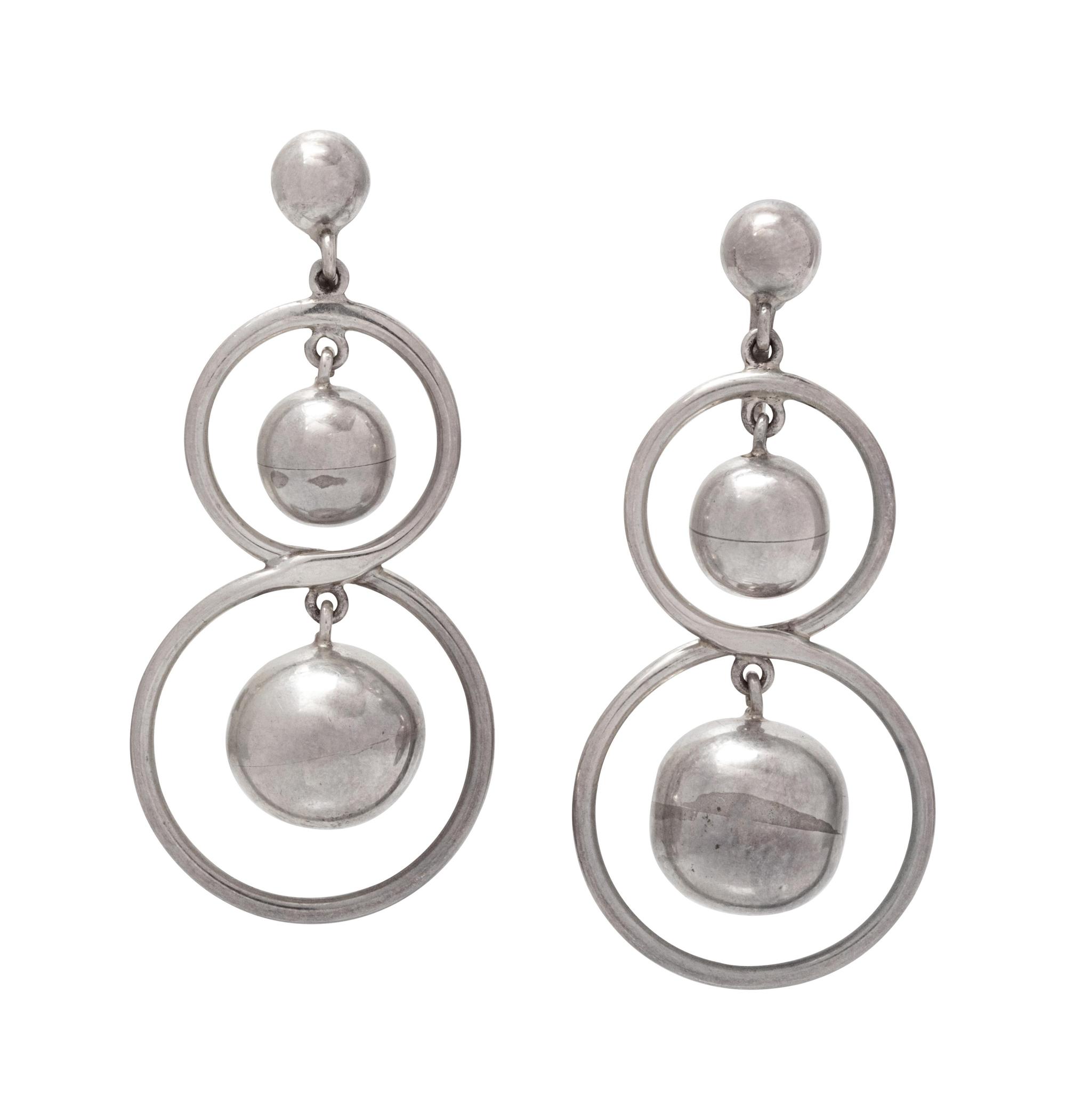 A Collection of Sterling Silver Jewelry, Mexican,
