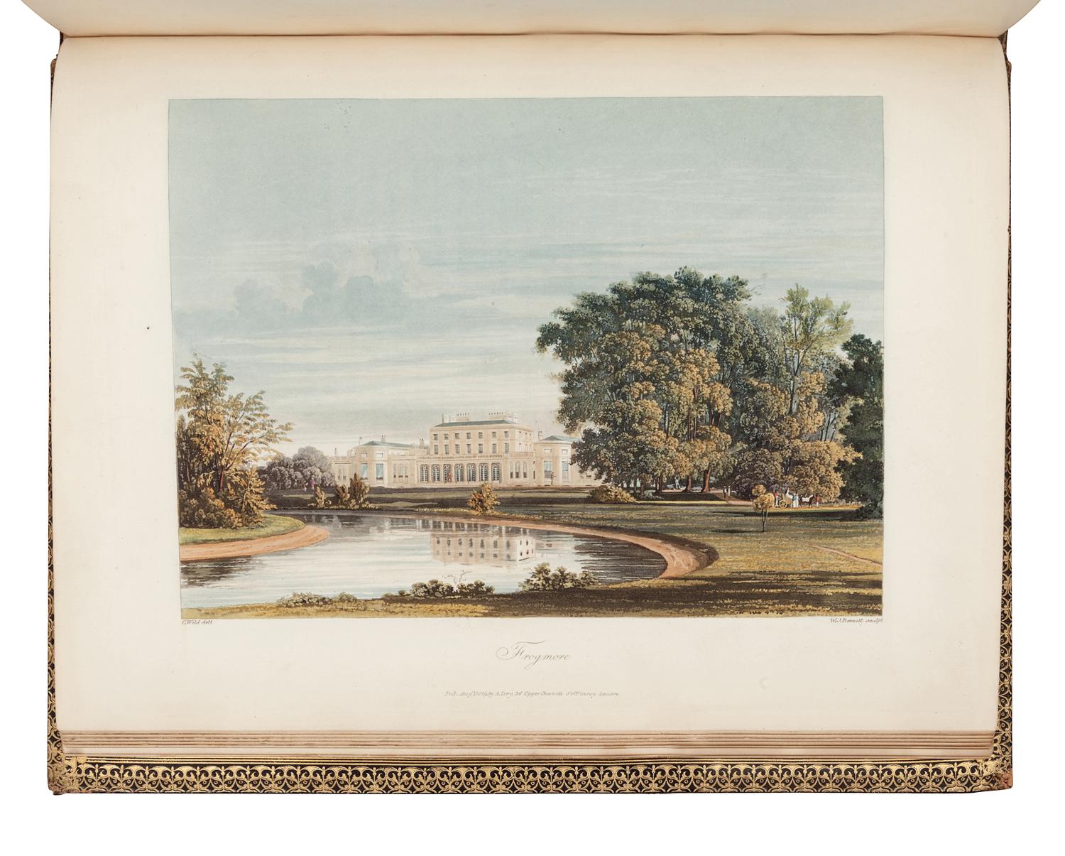PYNE, William Henry (1769-1843). The History of the Royal Residences of Windsor Castle, St. James’s Palace, Carlton House, Kensington Palace, Hampton Court, Buckingham House, and Frogmore . London: for A. Dry, 1819.