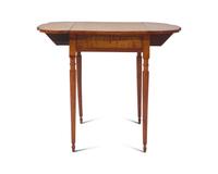 A Federal Tiger Maple Pembroke Table