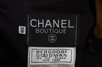 A Chanel Black Wool Jacket, Size 38.