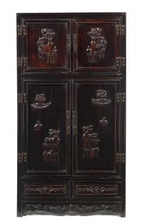 A Carved Hardwood Cabinet