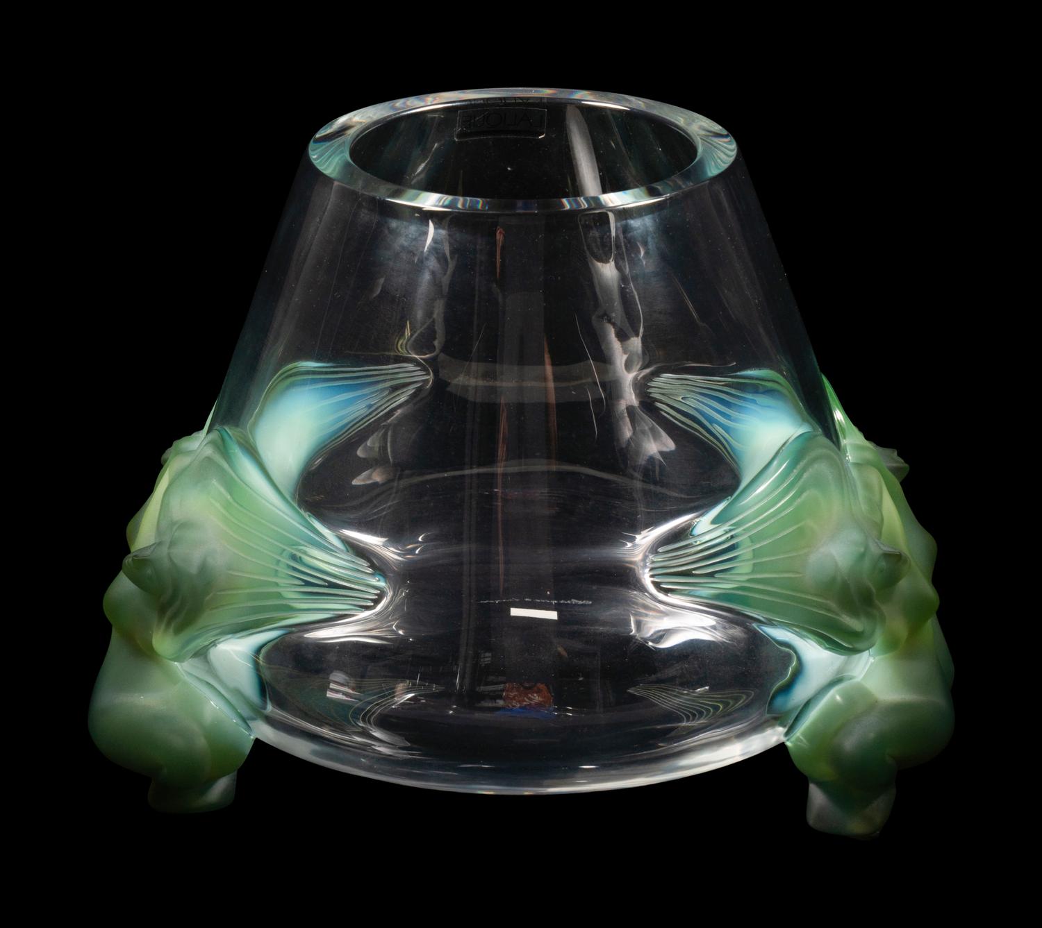 A Lalique Antinea Glass Vase