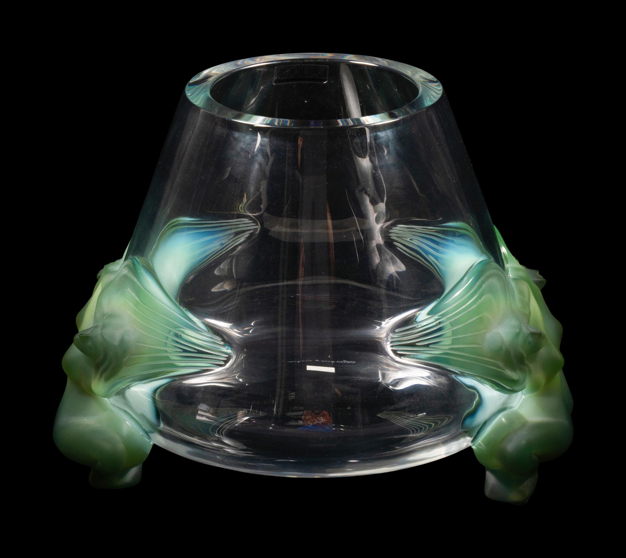A Lalique Antinea Glass Vase