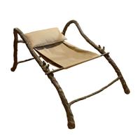A Bronze Garden Chair 30" W x 50" D x 24" H — France, Circa 1870