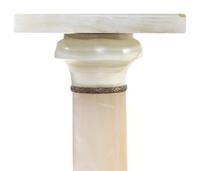 A Continental Bronze Mounted Onyx Pedestal