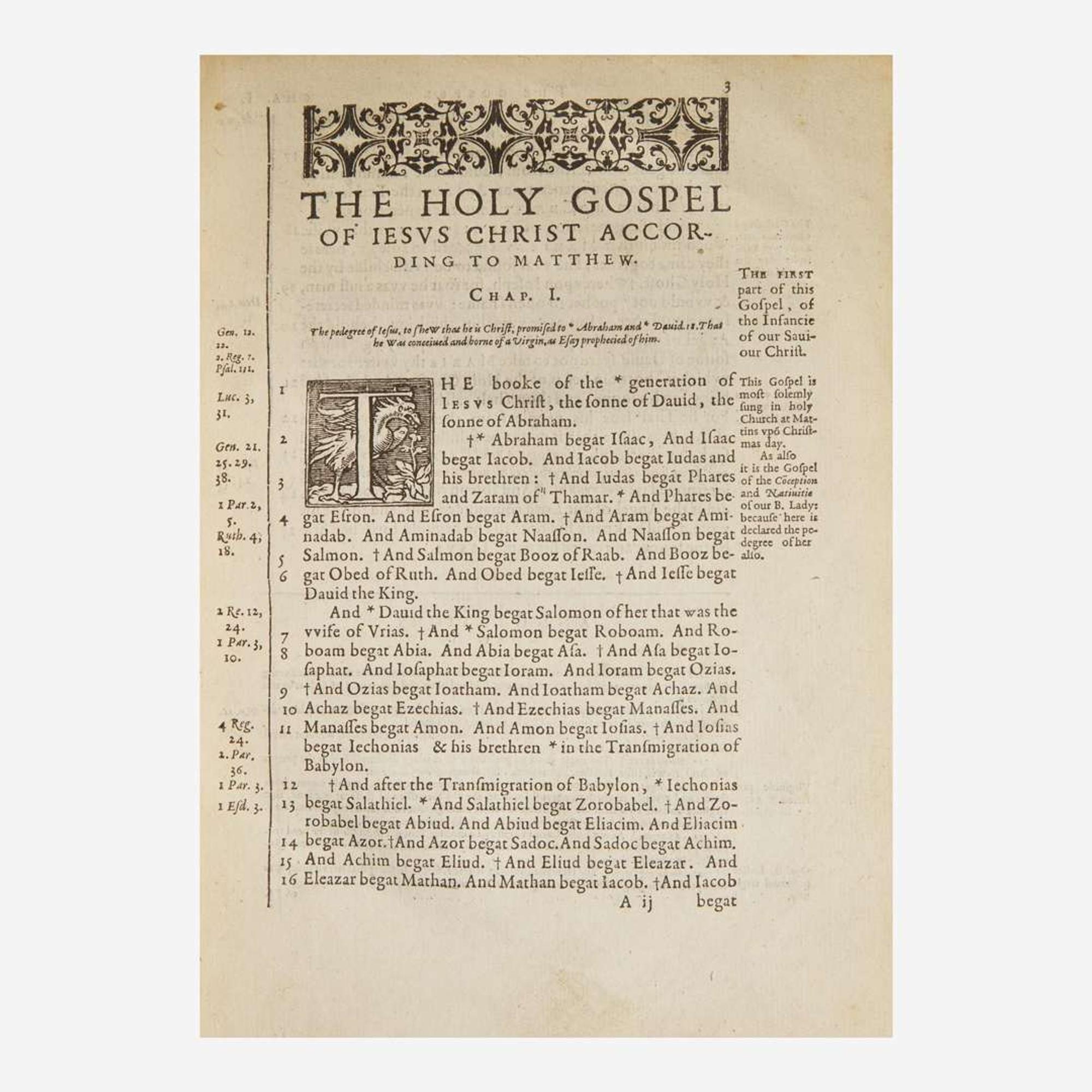 [Religion] The New Testament of Jesus Christ, translated faithfully into English, out of the authentical Latin...in the English College of Rhemes