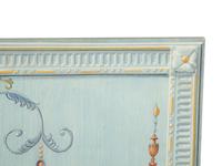 A Pair of Neoclassical Style Painted Wood Panels
