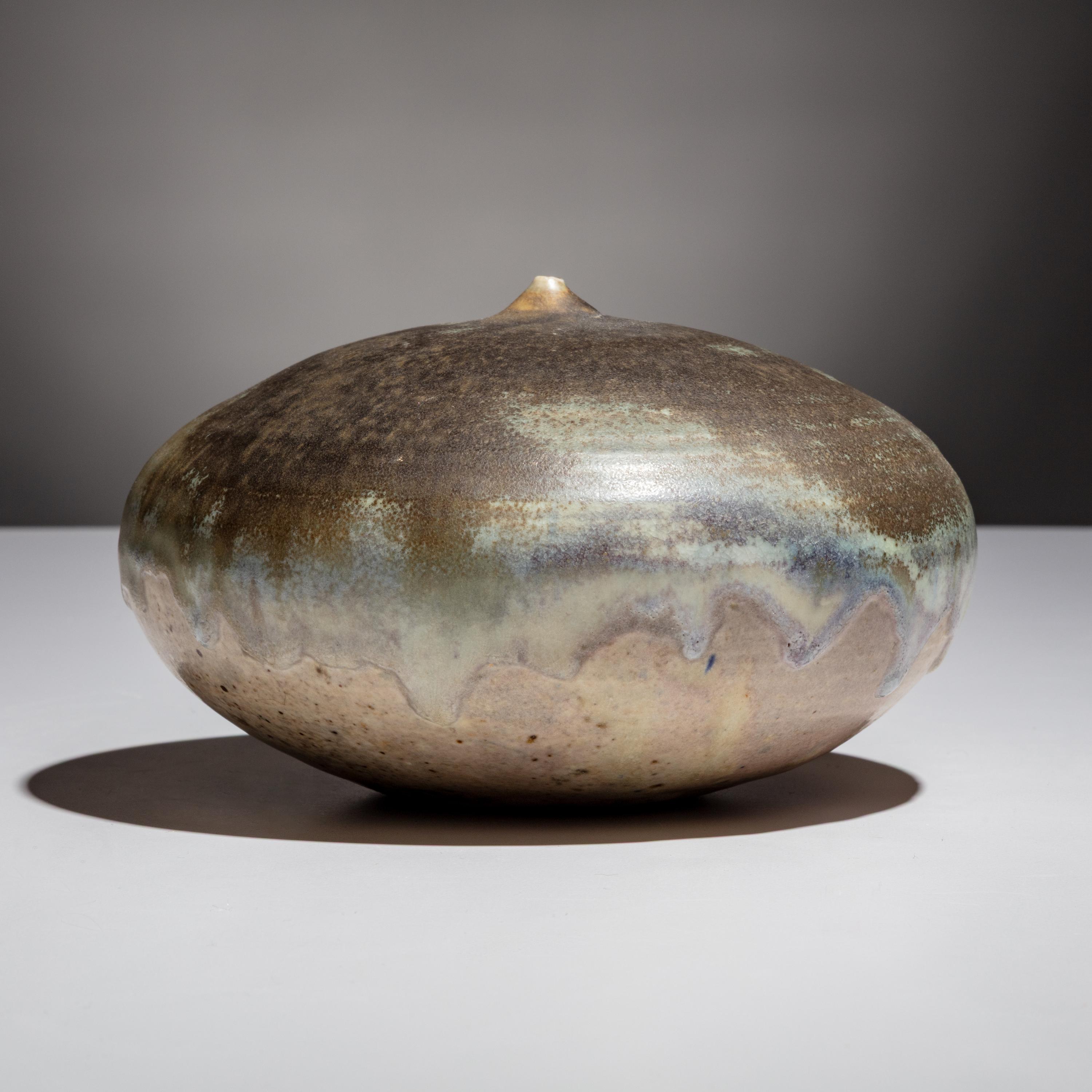 Toshiko Takaezu (American, 1922–2011) — Closed Form with Rattle