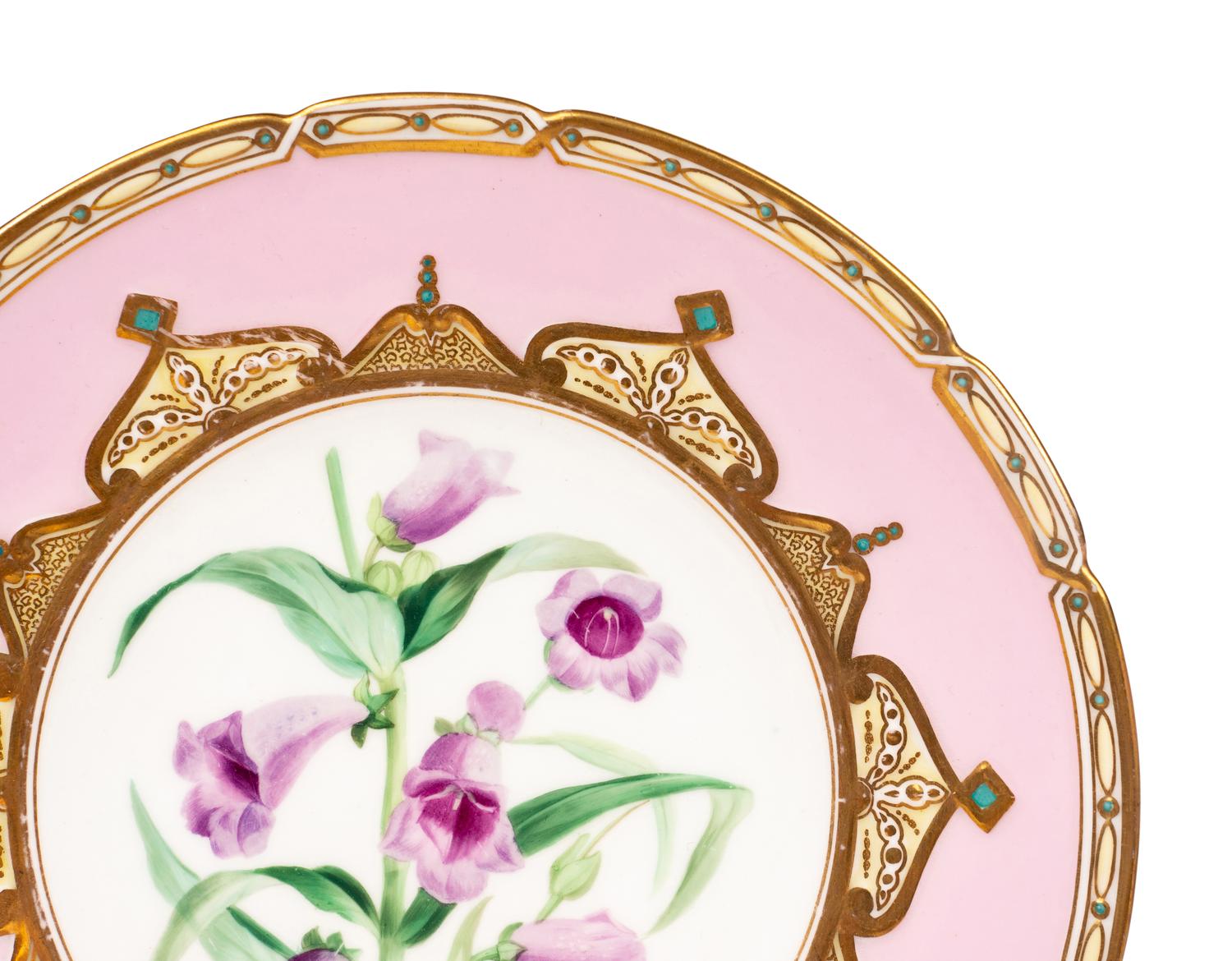 An English Porcelain Dessert Service