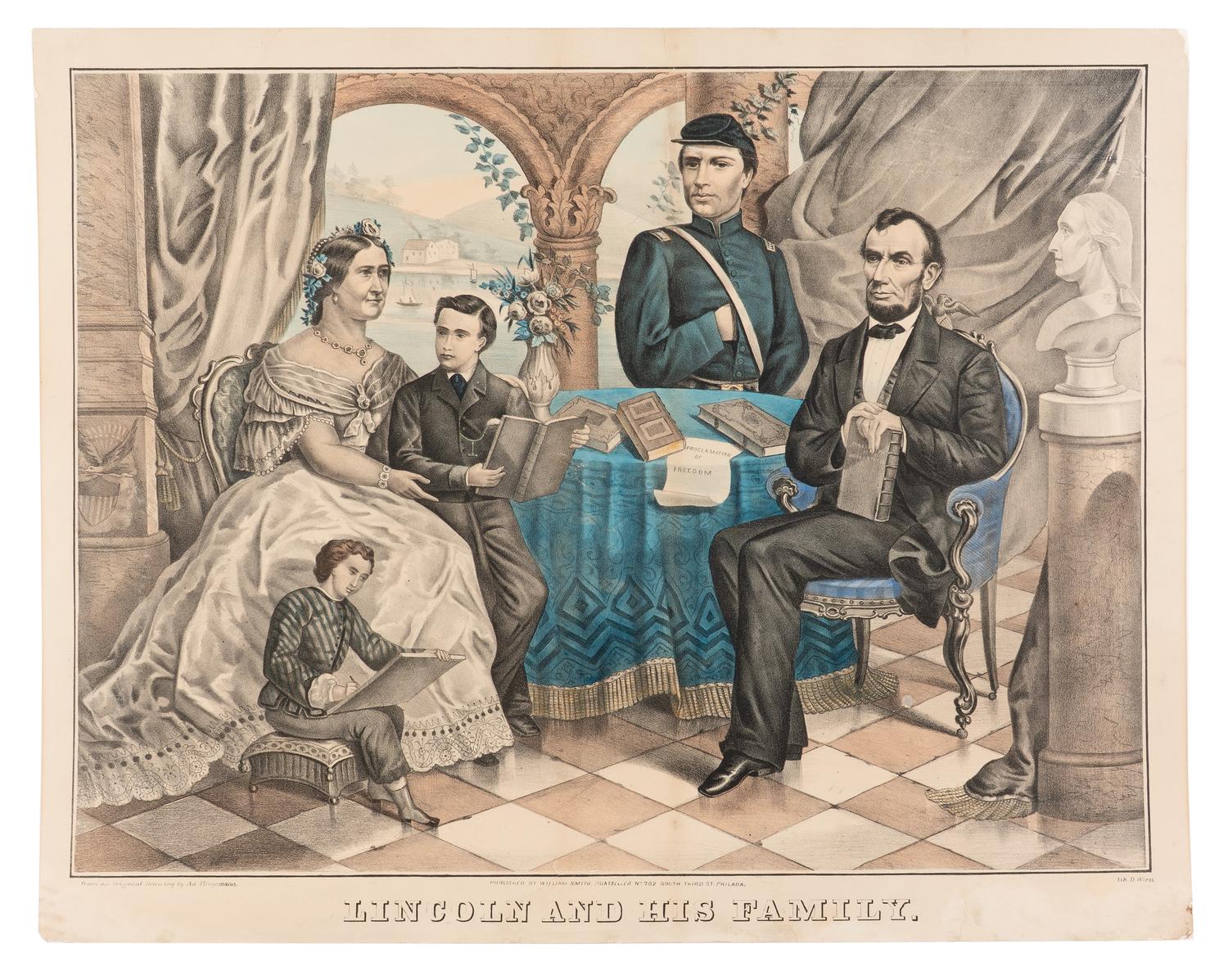 [LINCOLN, Abraham (1809-1865)]. A group of 5 prints, comprising: