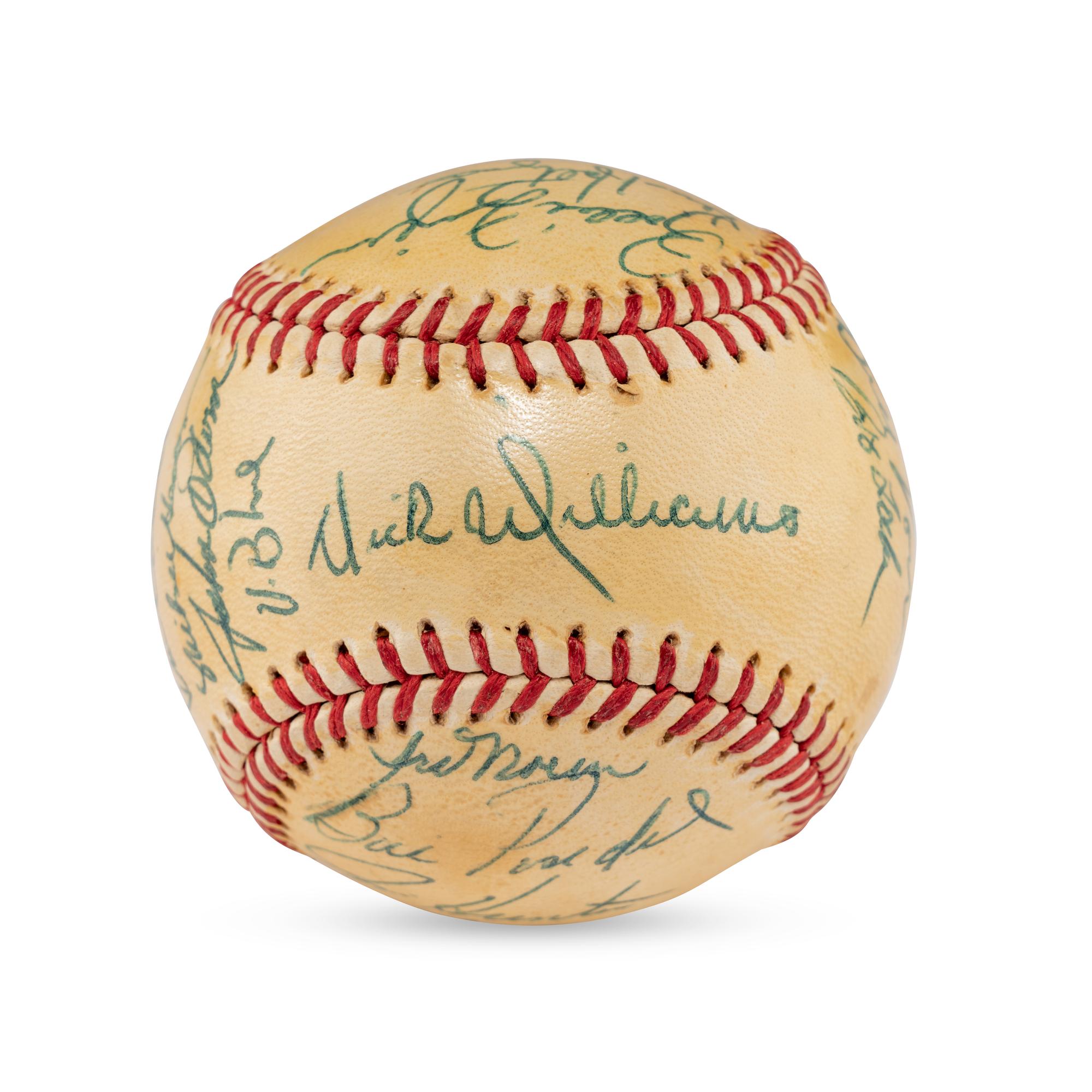 A 1972 World Series Champions Oakland Athletics Team Signed Autograph Baseball (Beckett Authentication Services Letter of Authenticity)