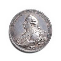 [EXONUMIA] A 1792 Swedish Silver Commemorative Medallion by J.J.G. Stierle Relating to the Death of King Gustav III (27.8 g, 45mm)