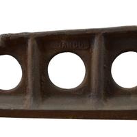 An Industrial Cast Iron Tool 61" W x 3" D x 7" H — United States, Circa 1900
