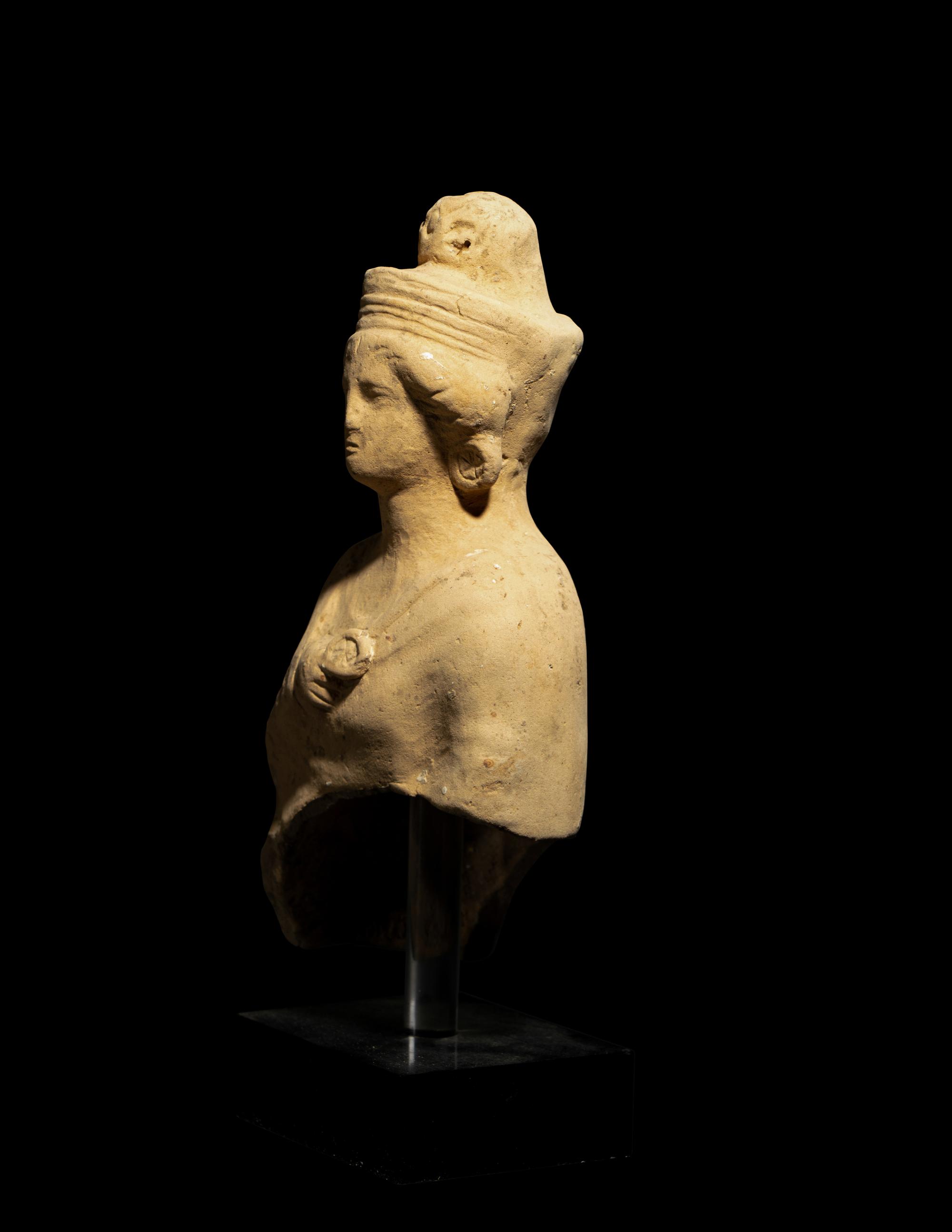 A Hellenistic Terracotta Fragment of a Female Figure