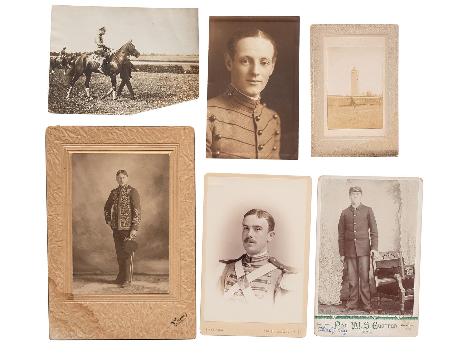 [SPANISH-AMERICAN WAR]. -- [MILITARIA]. A soldier's album from the 5th Infantry Regiment during the Philippine Insurrection with other military portraits.