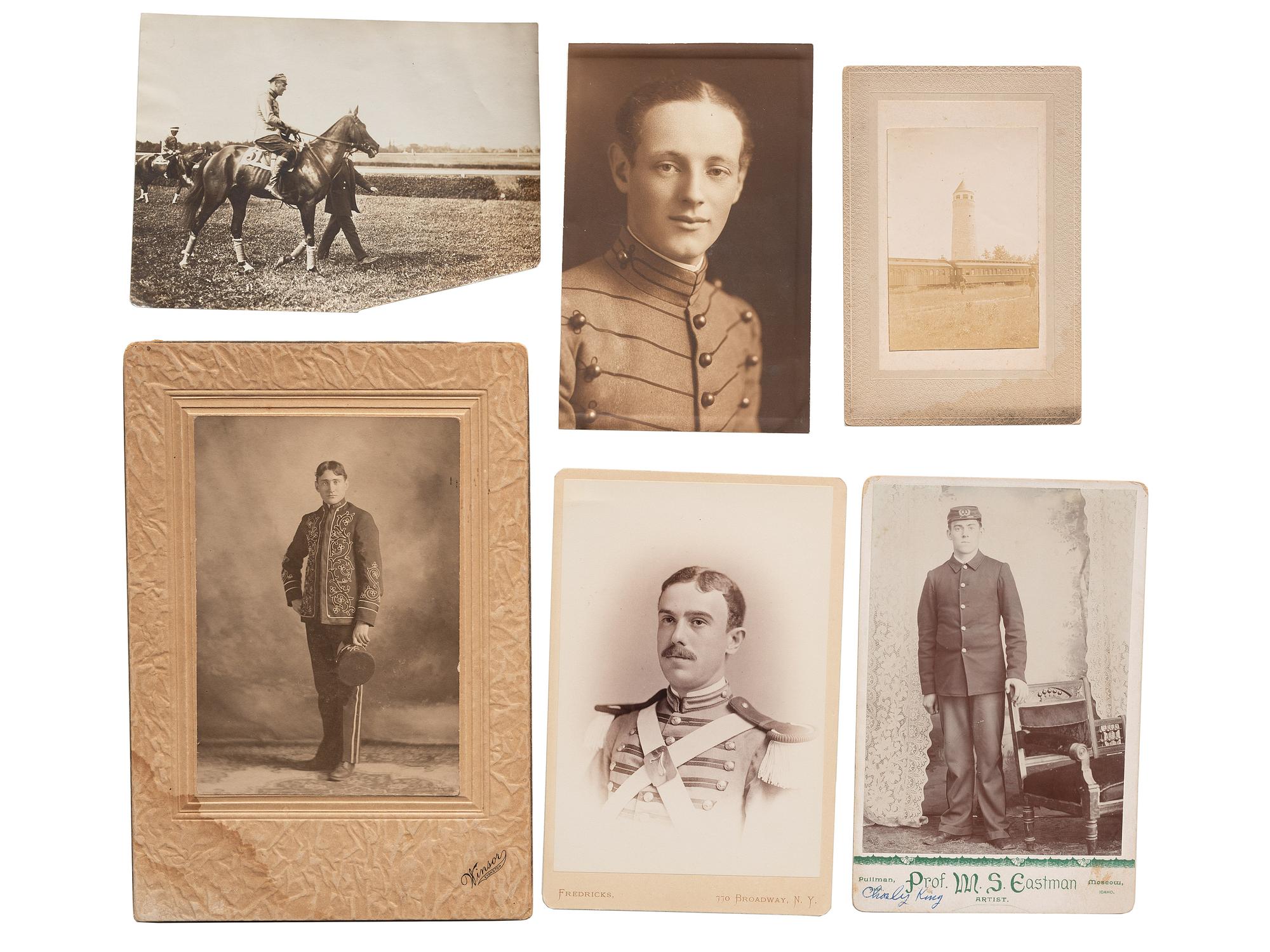 [SPANISH-AMERICAN WAR]. -- [MILITARIA]. A soldier's album from the 5th Infantry Regiment during the Philippine Insurrection with other military portraits.