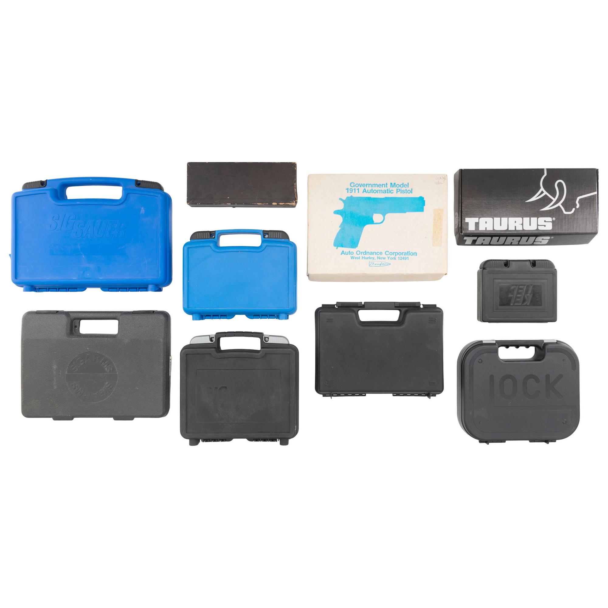 Group of Various Modern Handgun Boxes