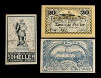A Group of Three Austrian Notgeld Notes — Circa 1920