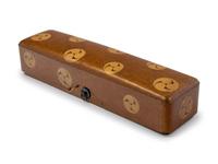 A Japanese Gilt Lacquer Rectangular Scroll Box