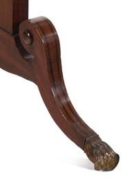 A Late Regency Mahogany Three-Slide Expanding Fire Screen
