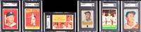 A Collection of Mickey Mantle SGC Graded Baseball Cards