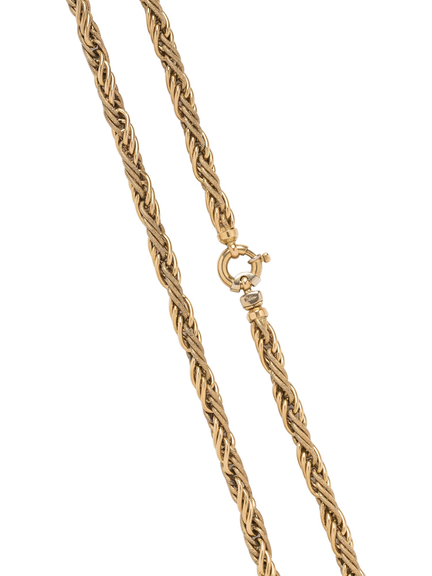 YELLOW GOLD NECKLACE