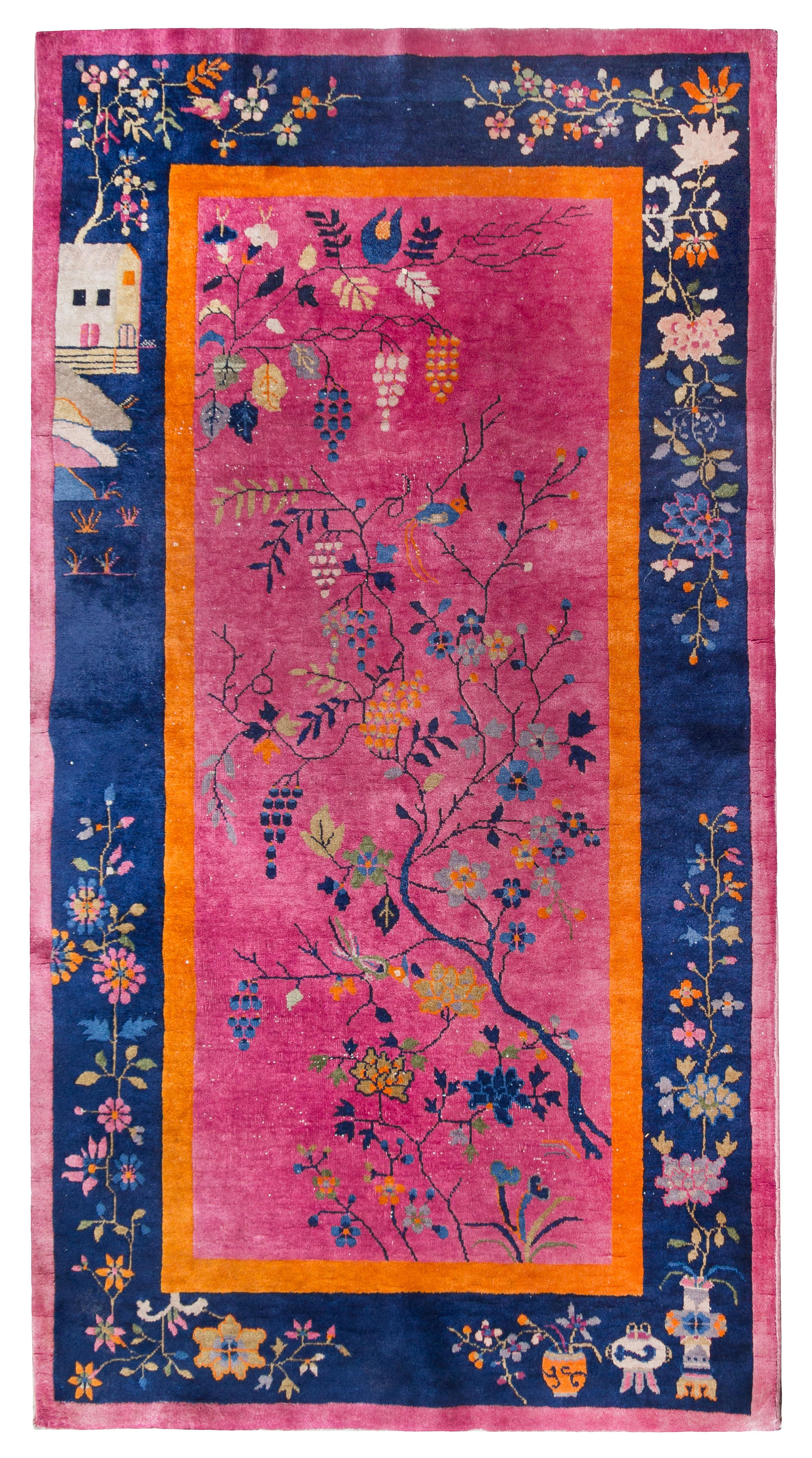 A Chinese Art Deco Rug 8 feet 6 inches x 4 feet 11 inches. — FIRST HALF 20TH CENTURY