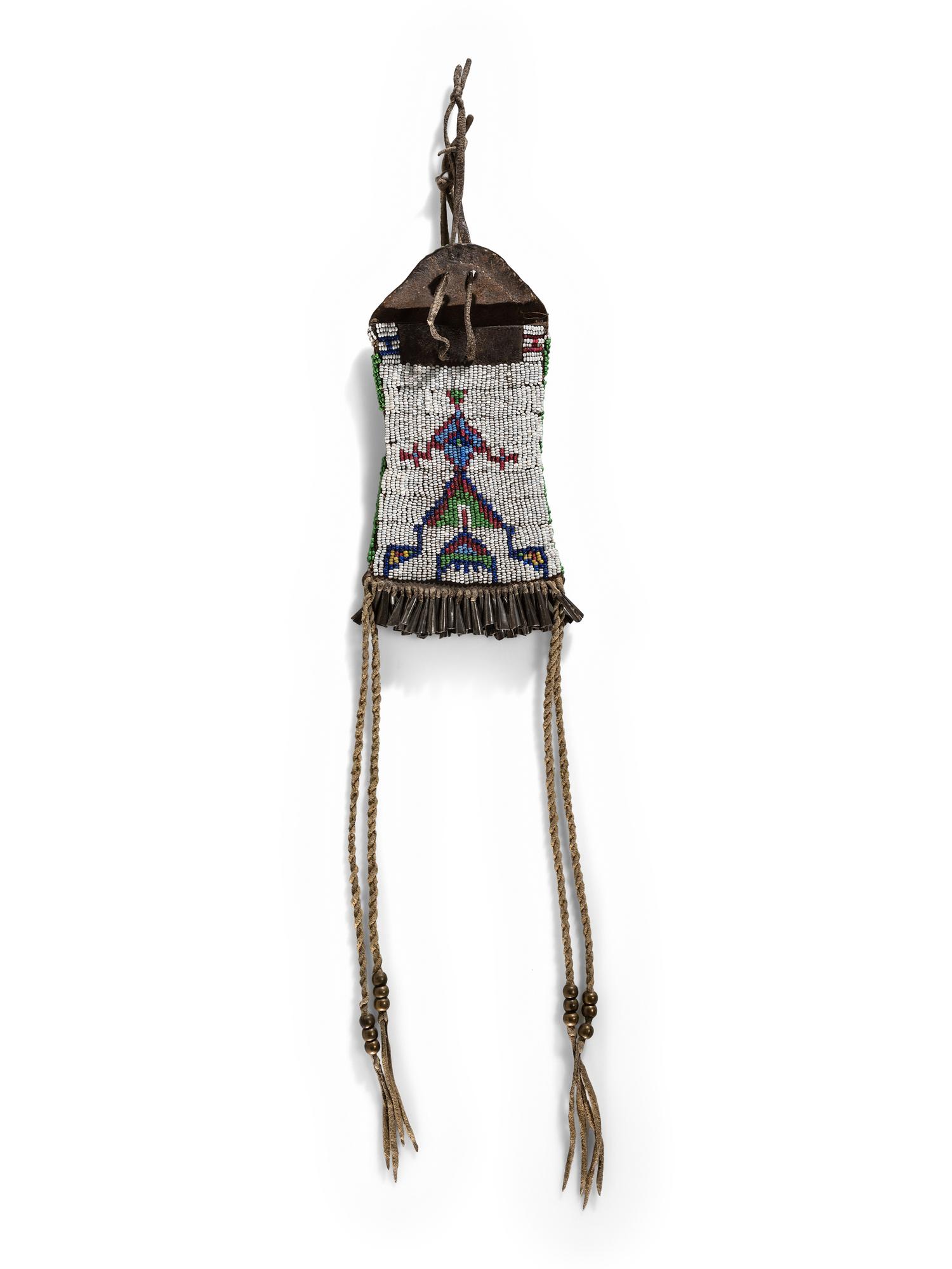 Southern Plains Beaded Strike-a-Light Bag