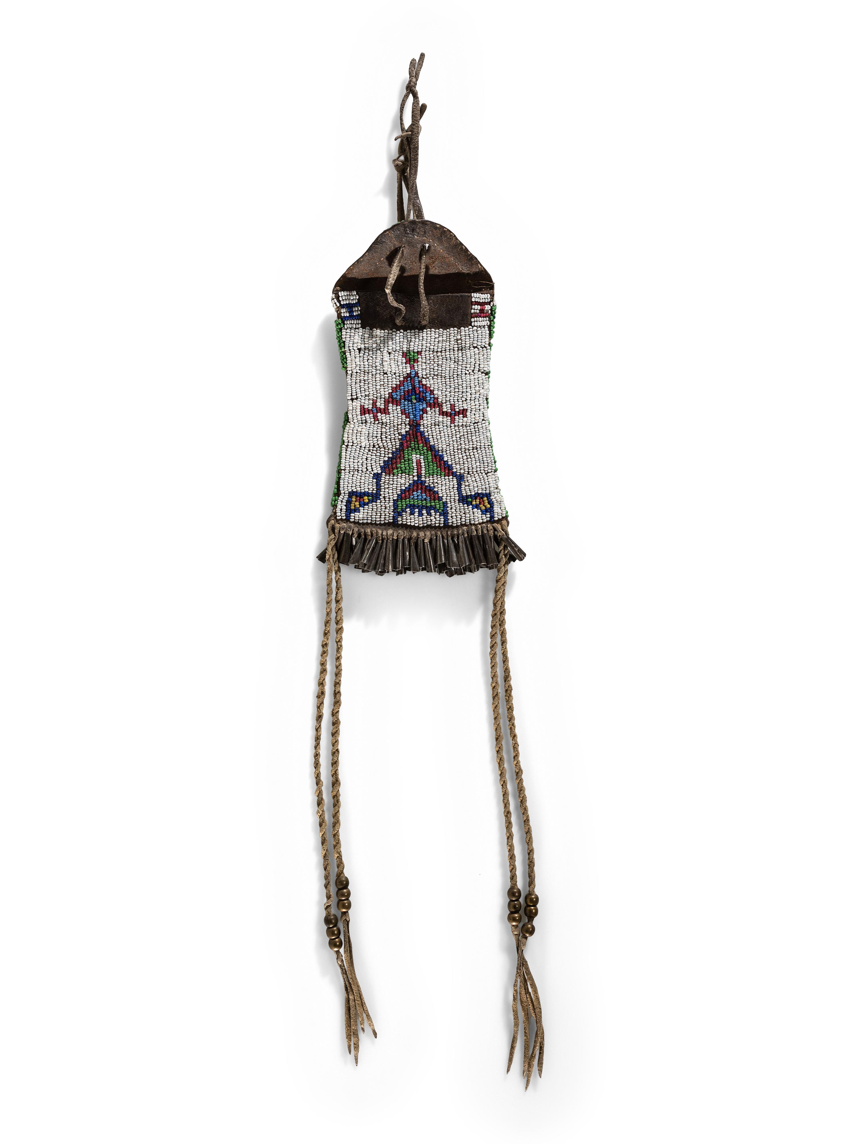 Southern Plains Beaded Strike-a-Light Bag