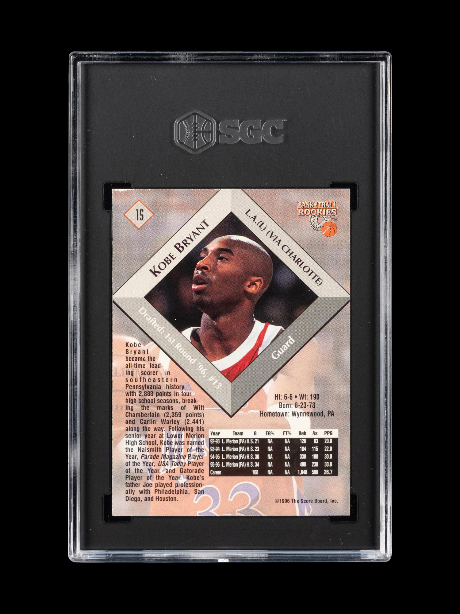 A Group of 1996-97 Score Board Kobe Bryant Rookie Basketball Cards,