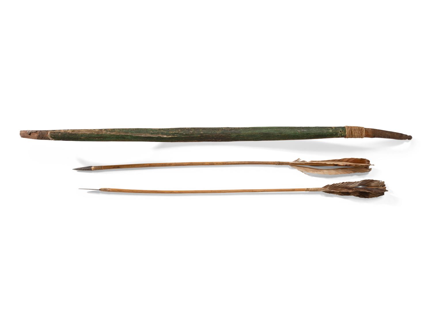 Assiniboine Mountain Lion Bow and Quiver Set