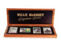 A Willie McCovey Signature Series Set of Signed Autograph Baseball Cards,